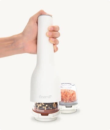 Finamill Rechargeable USB Spice Grinder W/ 2 Pods - Soft Cream