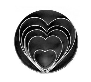 Fox Run Cookie Cutter Set - Hearts