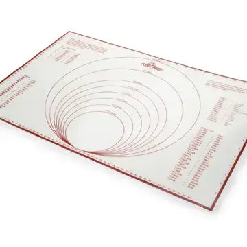 Fox Run Silicone Baking/Rolling Mat With Measurements