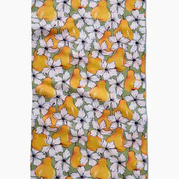 Geometry House Tea Towel - Pears Petals