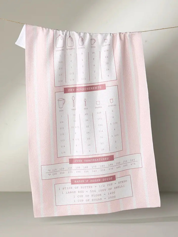 Geometry House Tea Towel -  Cheat Sheet