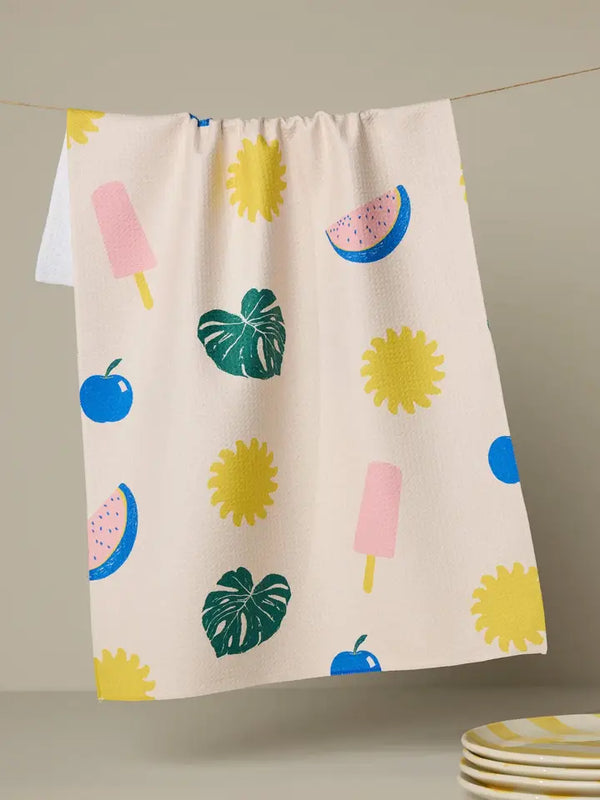 Geometry House Tea Towel -  Fruity Pop