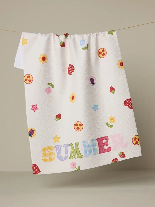 Geometry House Tea Towel -  Summer Alphabet