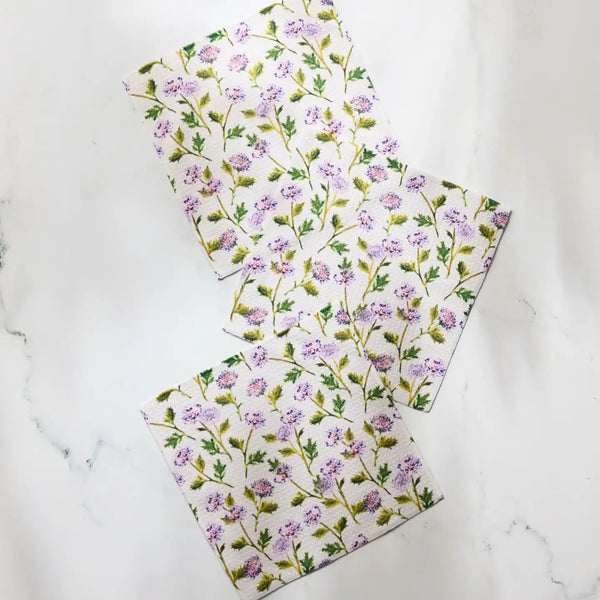 Geometry House 3pc Dish Cloth Set - Blooming Thistle