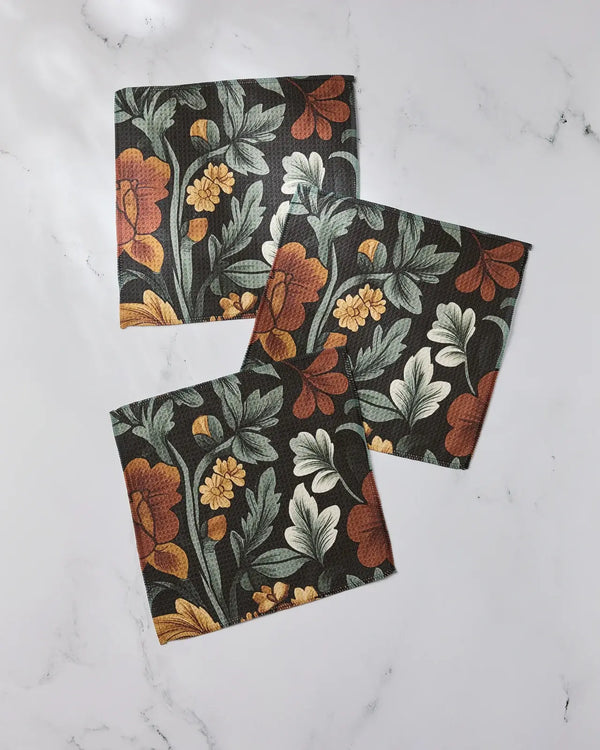 Geometry House 3pc Dish Cloth Set -Classic Floral