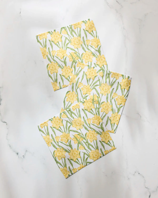 Geometry House 3pc Dish Cloth Set - Daffodil Darling