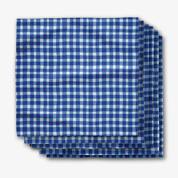 Geometry House 6pc Dinner Napkin Set - Summer Plaid