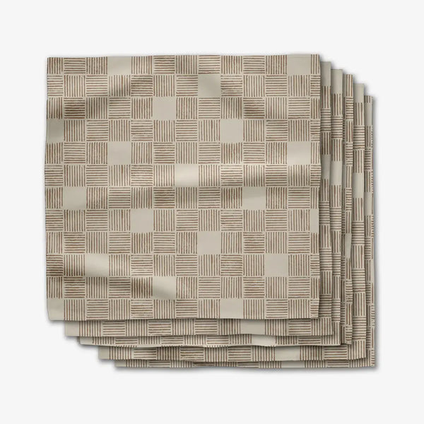 Geometry House 6pc Dinner Napkin Set - Thatcher