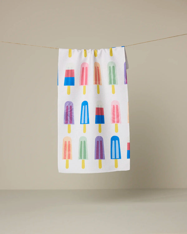 Geometry House Mini/Bar Towel - Poppy Popsicles