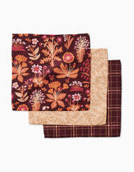 Geometry House 3pc Dish Cloth Set- Cozy Fall