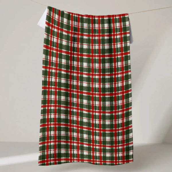 Geometry House Tea Towel - Alpine Plaid