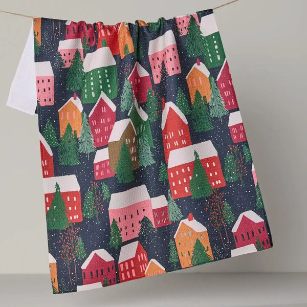 Geometry House Tea Towel - Alpine Village