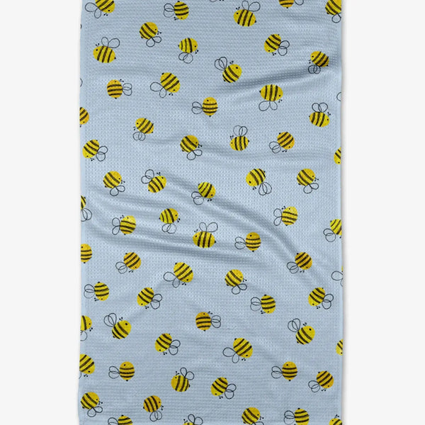 Geometry House Tea Towel -  Buzzing