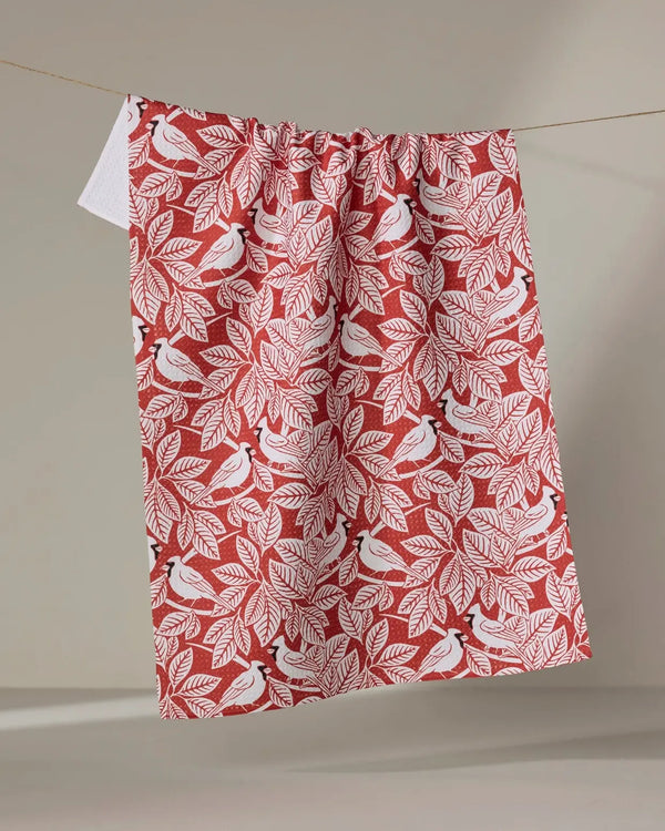 Geometry House Tea Towel - Cardinal Canopy