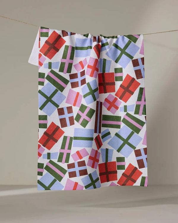 Geometry House Tea Towel - Cheerful Presents