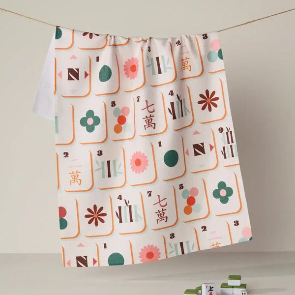 Geometry House Tea Towel -  Cypress Tile Toss