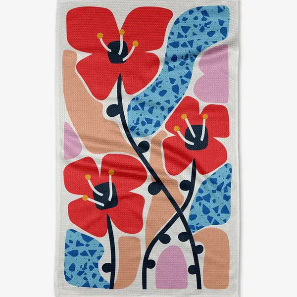 Geometry House Tea Towel - Dizzy Poppies