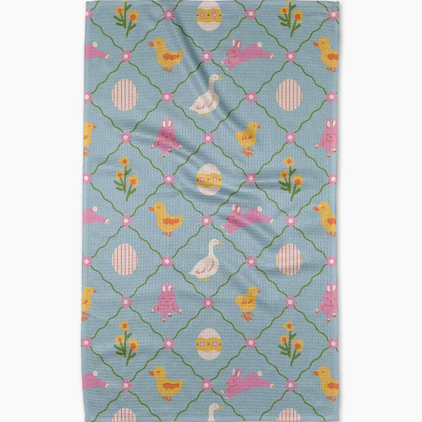 Geometry House Tea Towel -  Easter Critters