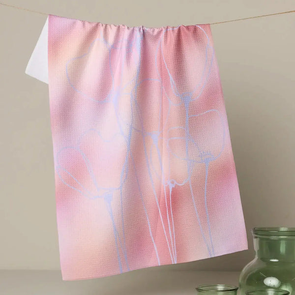 Geometry House Tea Towel -  Ethereal Bloom
