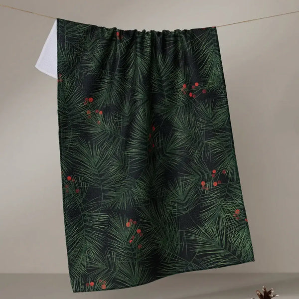 Geometry House Tea Towel - Evergreen Pine