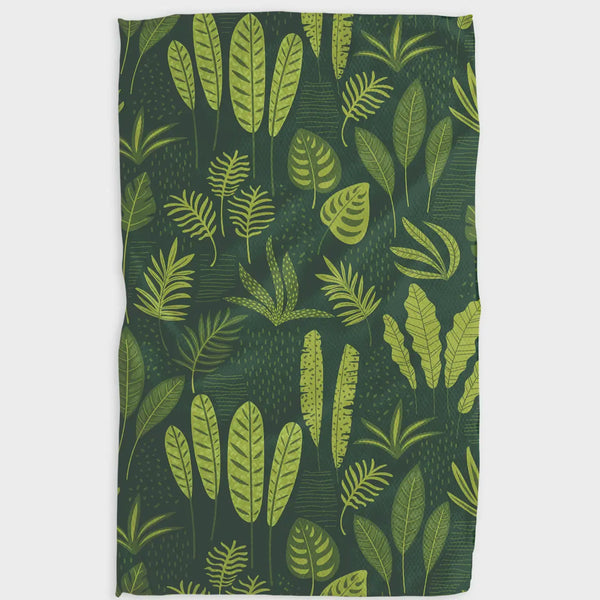 Geometry House Tea Towel - Fern