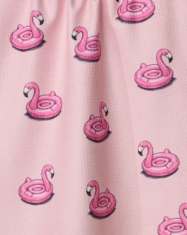 Geometry House Tea Towel - Flamingo Floatie