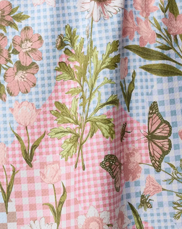 Geometry House Tea Towel - Floral Collage