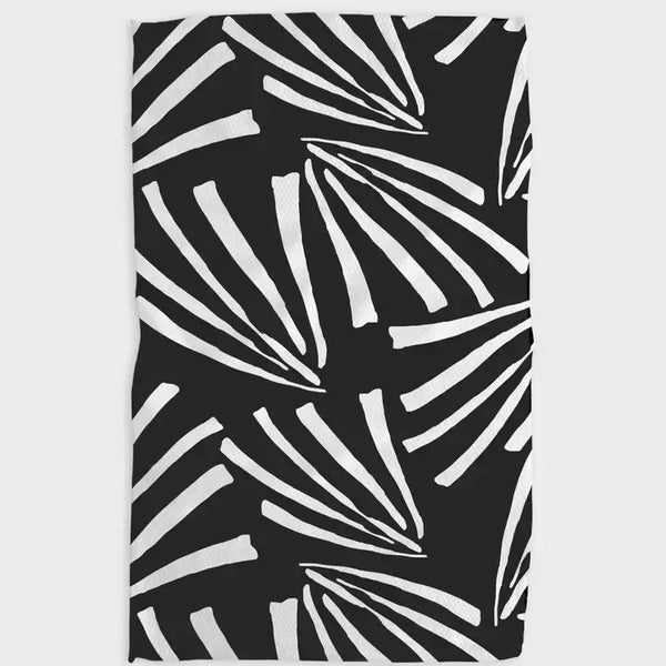 Geometry House Tea Towel - Fronds at Night