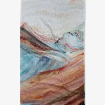 Geometry House Tea Towel - Golden Hour In The Rockies