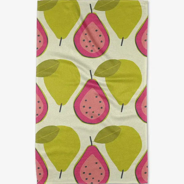 Geometry House Tea Towel - Guava Groove