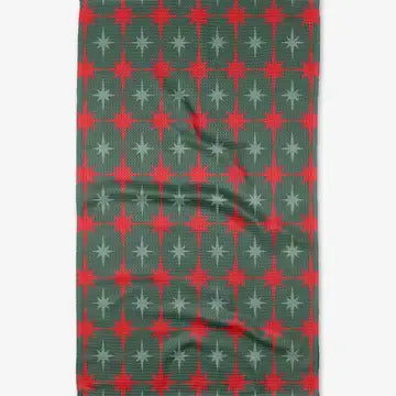 Geometry House Tea Towel - Holiday Stars