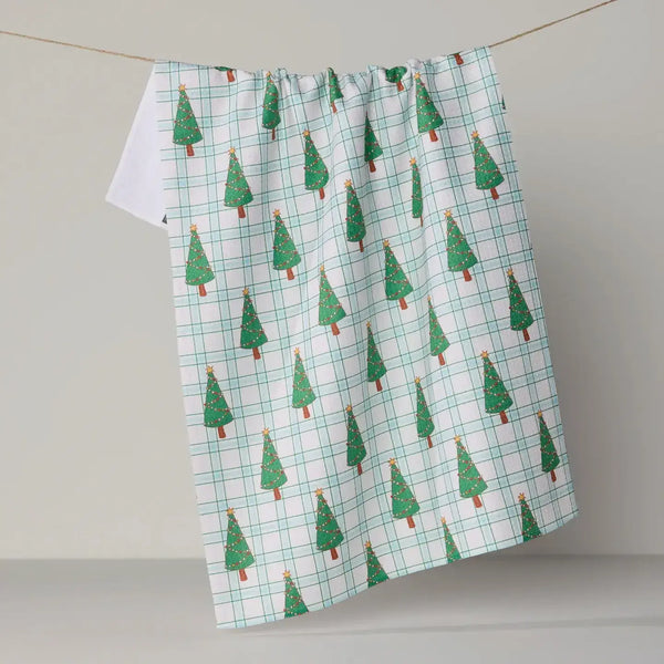 Geometry House Tea Towel - Jolly Plaid