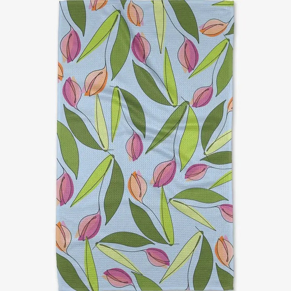 Geometry House Tea Towel - May Flowers