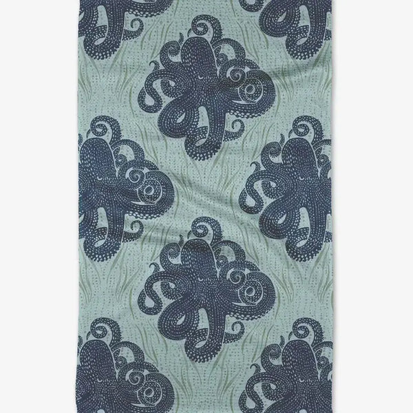 Geometry House Tea Towel - Mighty Octopus