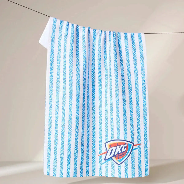 Geometry House Tea Towel -  OKC Grip Stripe