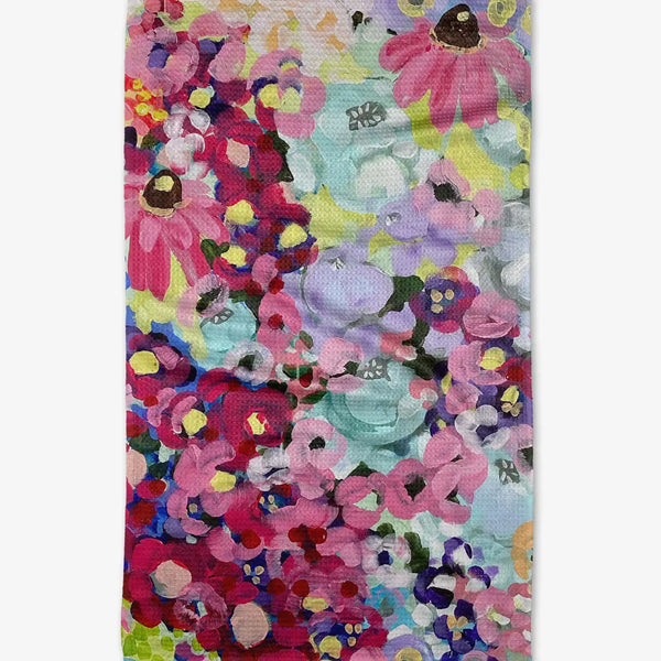 Geometry House Tea Towel -  Pink Fields of Joy