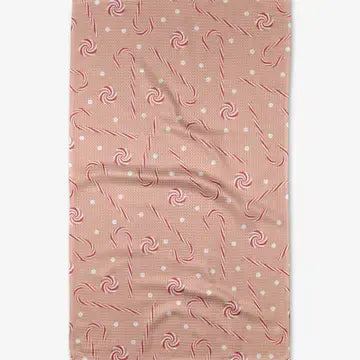 Geometry House Tea Towel - Pink Peppermint