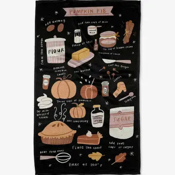 Geometry House Tea Towel - Pumpkin Pie