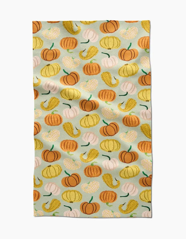 Geometry House Tea Towel - Pumpkins and Gourds