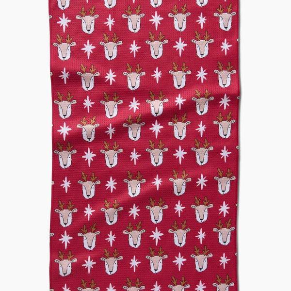Geometry House Tea Towel - Reindeer Star
