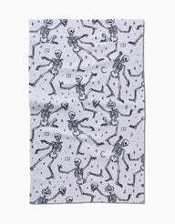 Geometry House Tea Towel - Skeleton Halloween Dance