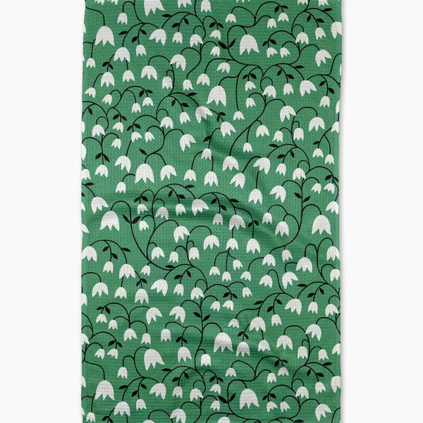 Geometry House Tea Towel -  Snowdrop