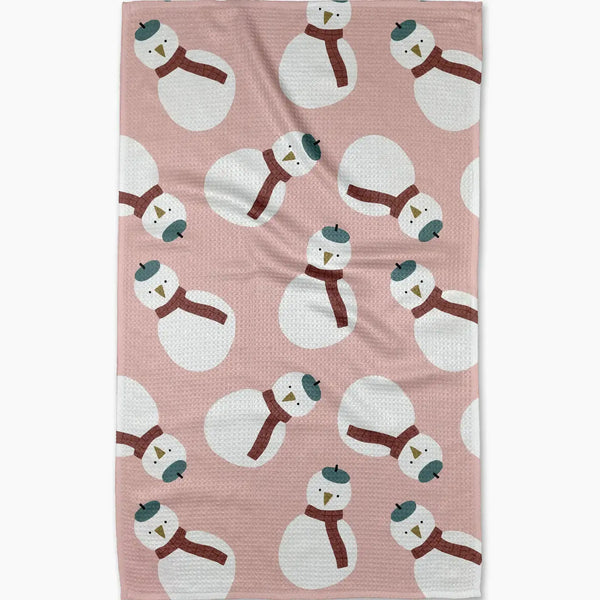 Geometry House Tea Towel -  Snowman