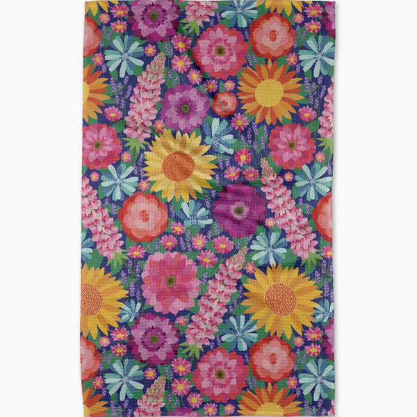 Geometry House Tea Towel -  Spring Blooms