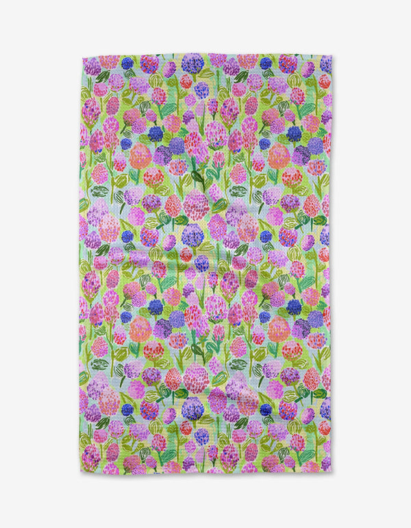 Geometry House Tea Towel - Spring Clovers