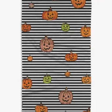 Geometry House Tea Towel - Striped Pumpkins