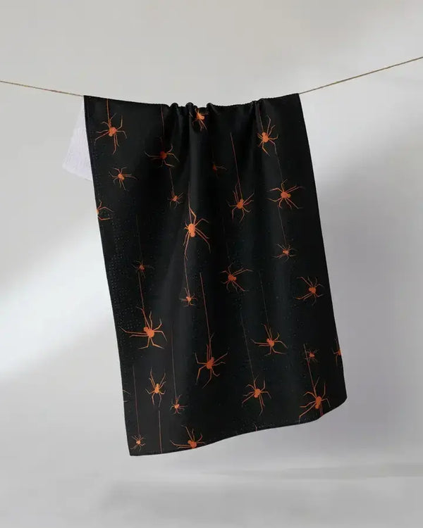 Geometry House Tea Towel -  Suspended Black