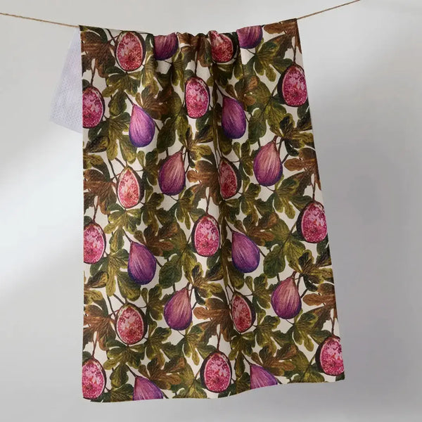 Geometry House Tea Towel -  Wild Fig