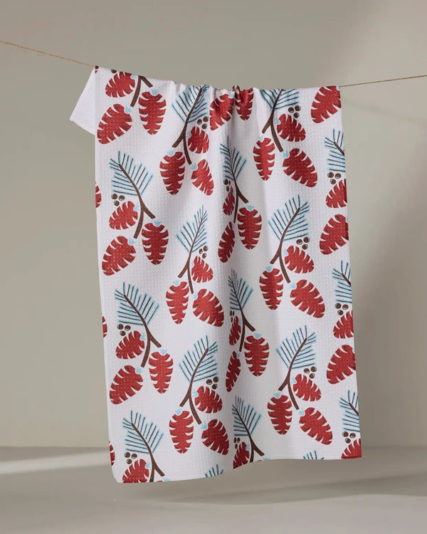 Geometry House Tea Towel - Winter Forage