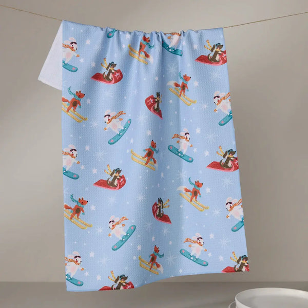 Geometry House Tea Towel - Winter Friends
